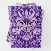 William Morris, Paars Inpakpapier Vel (In situ)