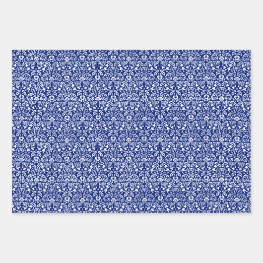 William Morris Pack 5 Papierbladen met onmiddellij Inpakpapier Vel (Voorkant)