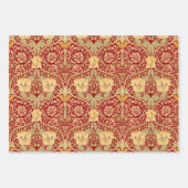 William Morris Pack 6 Papierbladen met onmiddellij Inpakpapier Vel (Voorkant)