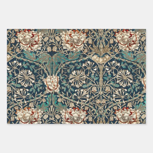 William Morris Pack 7 Inpakpapier Vel (Voorkant)