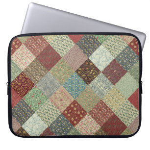 William Morris Patchwork Quilt Laptop Sleeve
