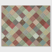 William Morris Patchwork Quilt Paper Wrap Cadeaupapier (Vlak)