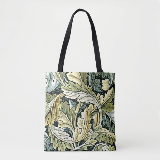 William Morris  patroon, Acanthus Tote Bag (Voorkant)