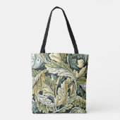 William Morris  patroon, Acanthus Tote Bag (Achterkant)