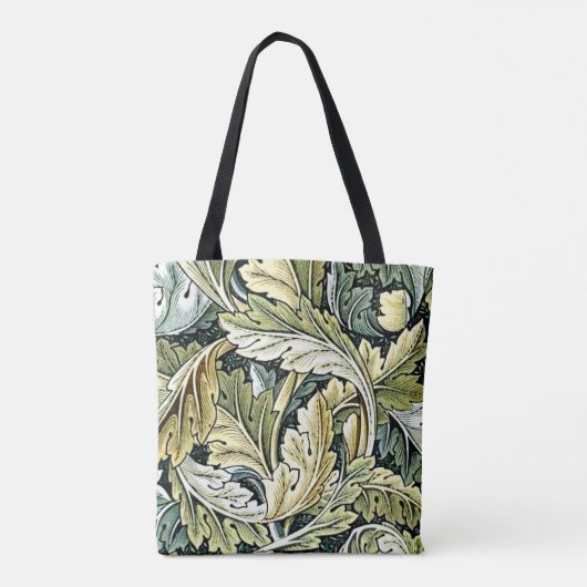 William Morris  patroon, Acanthus Tote Bag (Achterkant)