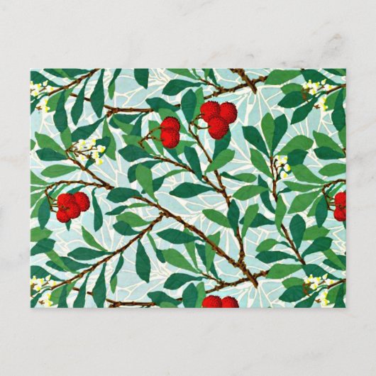 William Morris-patroon, Arbatus, Briefkaart (Voorkant)