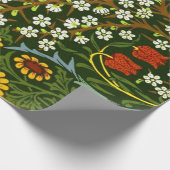 William Morris patroon, Blackthorn Cadeaupapier (Hoek)