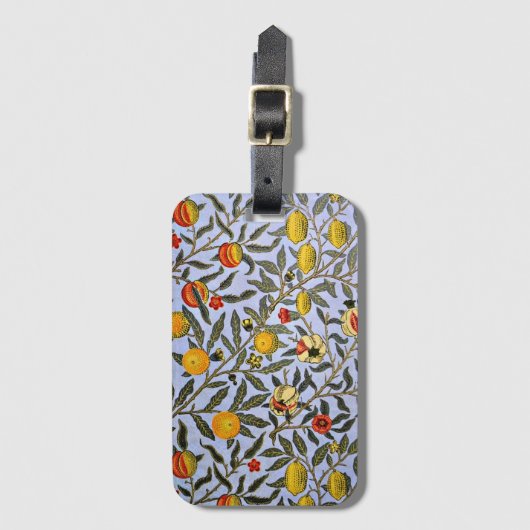 William Morris-patroon, Fruit, Bagagelabel (Voorkant (verticaal))