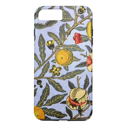 William Morris  patroon, fruit Case-Mate iPhone Case (Achterkant)