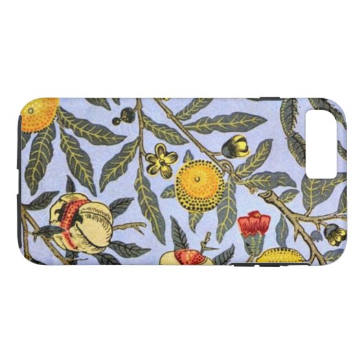 William Morris  patroon, fruit Case-Mate iPhone Case (Achterkant (Horizontaal))
