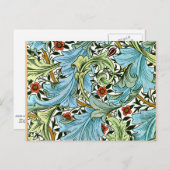 William Morris  patroon - Granville Briefkaart (Voorkant / Achterkant)