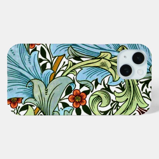 William Morris  patroon - Granville Case-Mate iPhone Case (Achterkant (horizontaal))