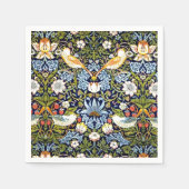 William Morris patroon, Strawberry Thief Servet (Voorkant)