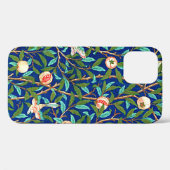 William Morris patroon, vogels en granaatappels Case-Mate iPhone Case (Achterkant (horizontaal))