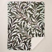 William Morris-patroon, Willow Bough Sherpa Deken (Voorkant)