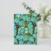 William Morris  Pattern - Anemone Briefkaart (Staand voorkant)