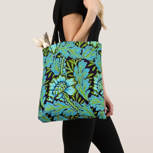 William Morris  Pattern, Anemone, Tote Bag (Dichtbij)