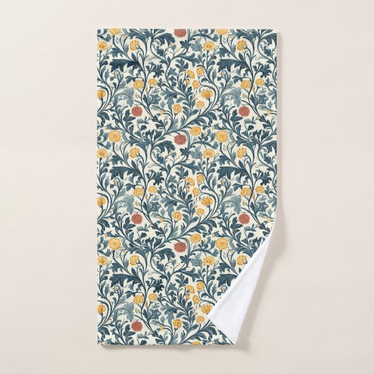 William Morris Pattern Bad Handdoek (Handdoek)