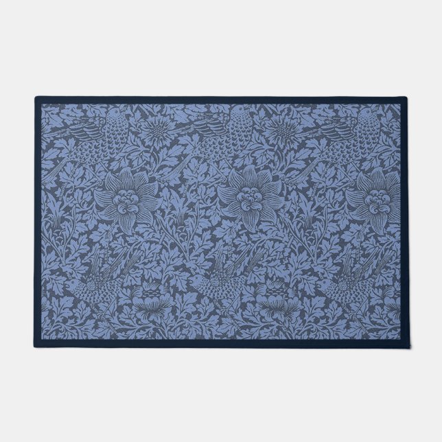 William Morris  Pattern Bird en Anemone Deurmat (Voorkant)