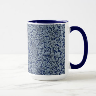 William Morris Pattern Bird en Anemone Mok