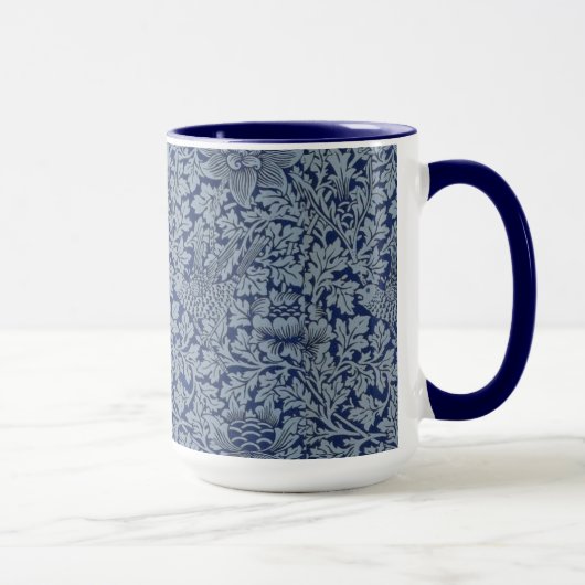 William Morris Pattern Bird en Anemone Mok (Rechts)