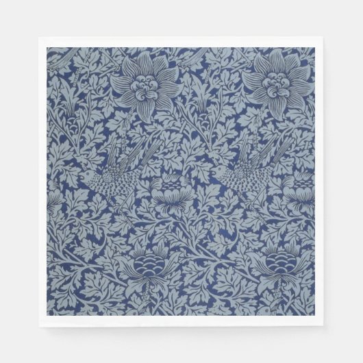 William Morris  Pattern Bird en Anemone Servet (Voorkant)