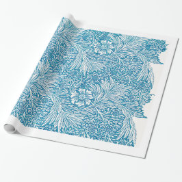 William Morris PATTERN BLUE FLORAL Wrapping Paper Cadeaupapier