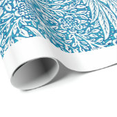 William Morris PATTERN BLUE FLORAL Wrapping Paper Cadeaupapier (Rol Hoek)