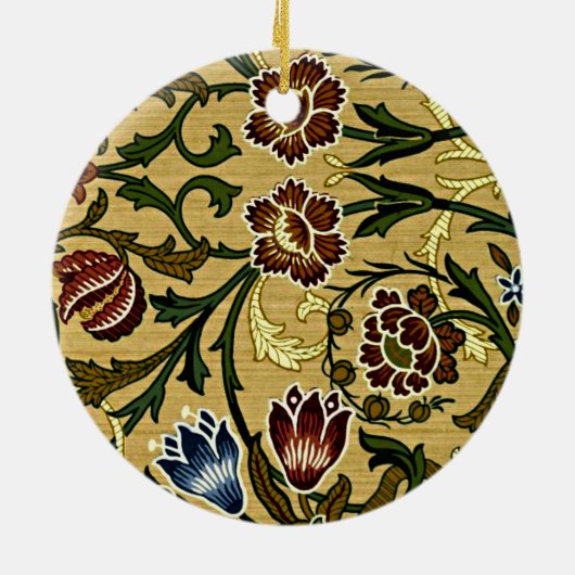 William Morris Pattern, Brocade Keramisch Ornament (Achterkant)