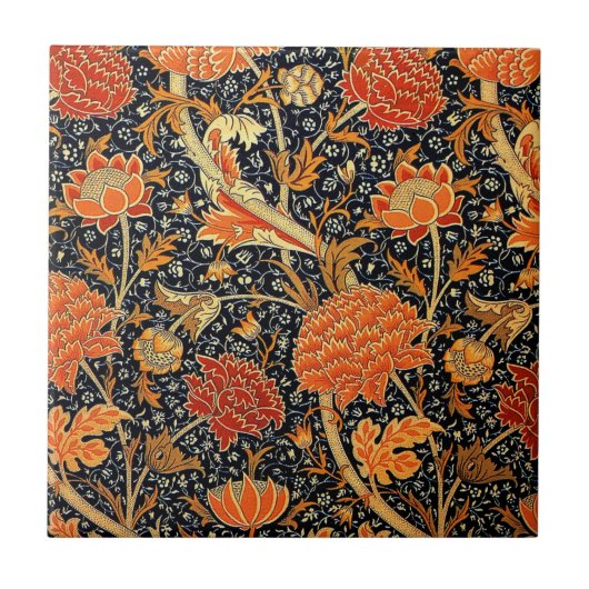 William Morris Pattern - Cray Tegeltje (Voorkant)