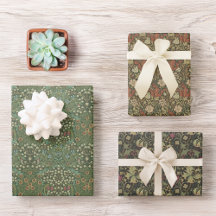  William Morris Pattern Floral Green