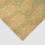 William Morris PATTERN IN GEEL Tissue Paper Tissuepapier (Detail)