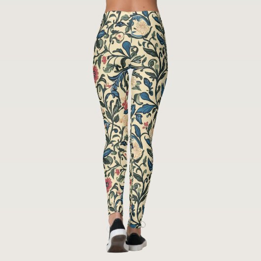 William Morris Pattern Leggings (Achterkant)