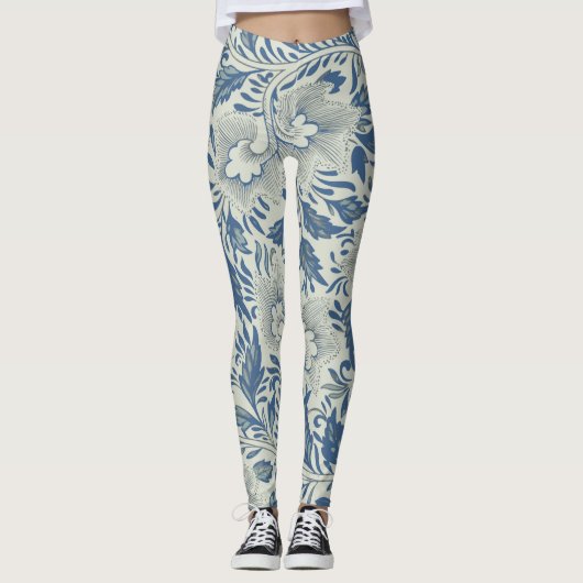 William Morris Pattern Leggings (Voorkant)