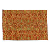 William Morris Pattern Red Turquoise Gold Kussensloop (Achterkant-Rechts)