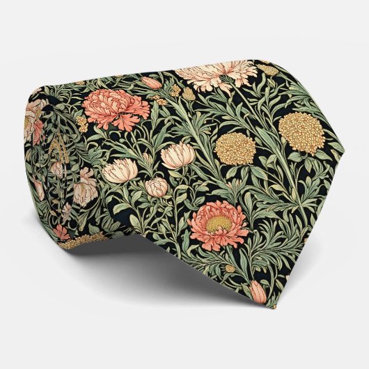 William Morris Pattern Stropdas (Opgerold)