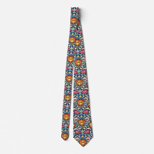 William Morris Pattern Stropdas (Achterkant)