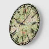 William Morris Pattern Wall Clock Grote Klok (Hoek)