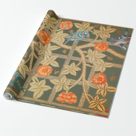 William Morris PATTERN Wrapping Paper Cadeaupapier (Uitgerold)