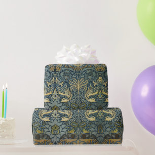 William Morris Pauw Draak Klassieker Cadeaupapier