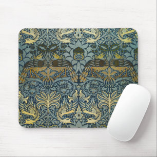 William Morris Pauw Draak Klassieker Muismat