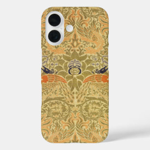 William Morris Pauw Draak Vintage Kunst Ambacht  iPhone 16 Hoesje
