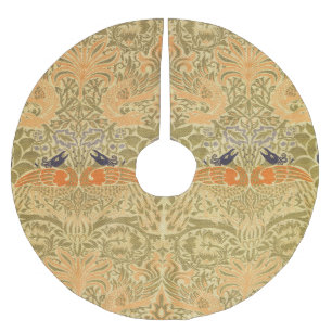 William Morris Pauw Draak Vintage Kunst Ambacht Kerstboom Rok