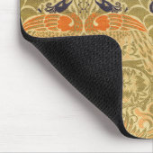 William Morris Pauw Draak Vintage Kunst Ambacht Muismat (Hoek)