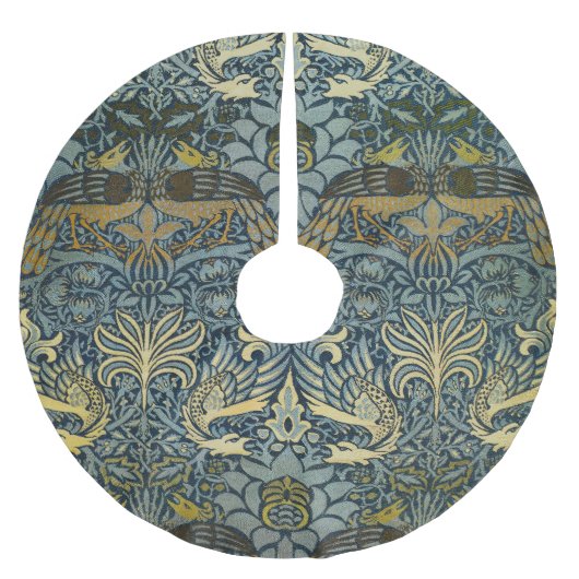 William Morris Pauw Dragon Klassieker Kerstboom Rok (Voorkant)