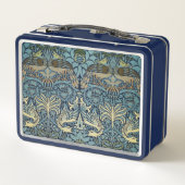 William Morris Pauw en Draak Geweven Ontwerp (Achterkant)