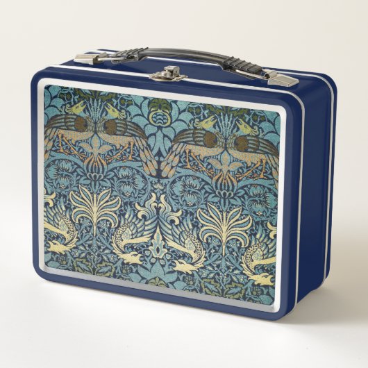 William Morris Pauw en Draak Geweven Ontwerp (Voorkant)