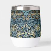 William Morris Pauw en Draak Geweven Ontwerp (Achterkant)