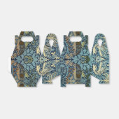 William Morris Pauw en Draak Geweven Ontwerp Bedankdoosjes (Uitgevouwen)
