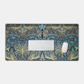 William Morris Pauw en Draak geweven ontwerp Bureaumat (Keyboard & Muis)